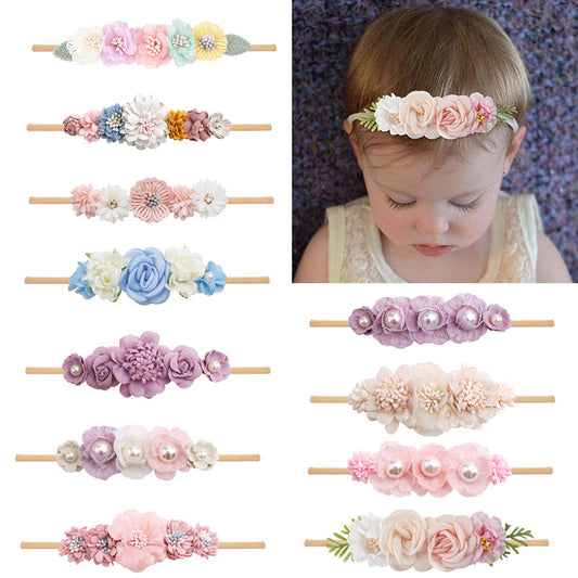 Cute Artificial Flower Headband for Kids(Shipping within 24 Hours)