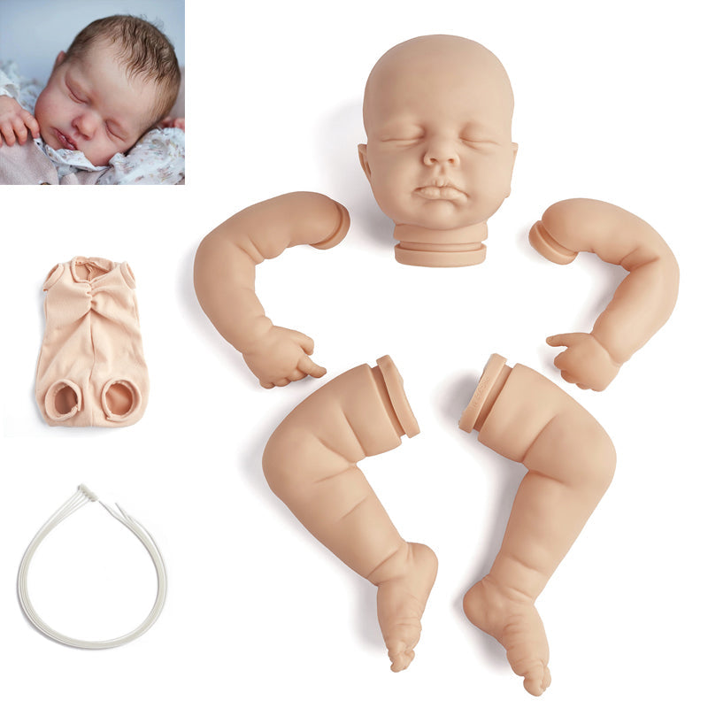 20 inch Loulou Close Eyes DIY Doll Kit