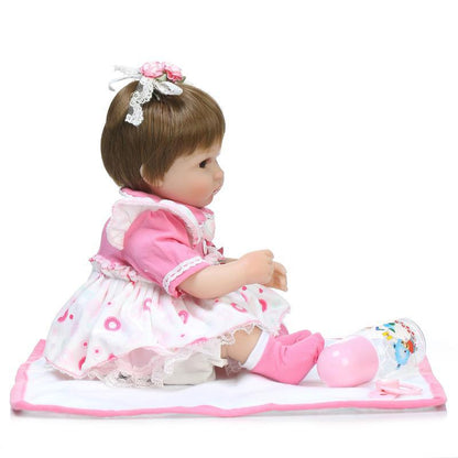 16 inch Lifelike Cloth Dolls Reborn Girl Dolls