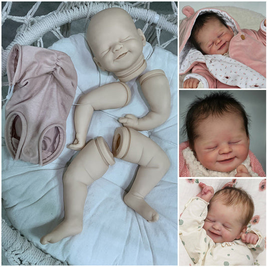 Alisha Smiley Face 21 inch Reborn Doll Kit