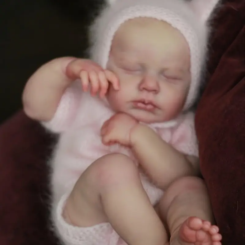 20 inch Lifelike Woman Close Eyes Reborn Dolls Girls-Loulou