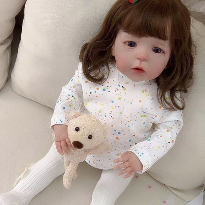 24 inch Reborn Dolls with Blue Eyes - Sandie