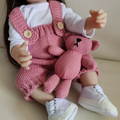 22 inch Reborn Girl Dolls Cheryl with long hair