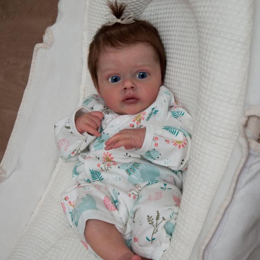 20 inch/50cm Reborn Dolls with Open Eyes and Short Hair-Chloe