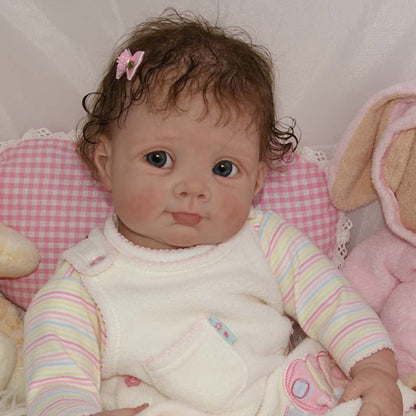 22 inch Biby DIY Unpainted Open Eyes Doll Kit