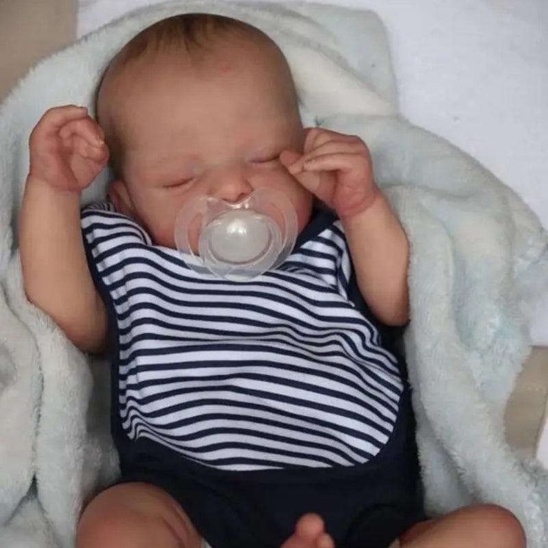 19 inch Realistic Closed Eyes Reborn Dolls-Sam