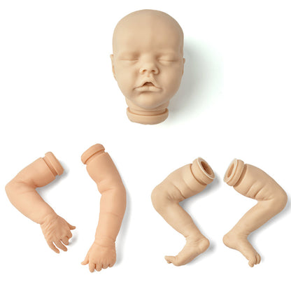 17 inch Double B Close Eyes DIY Unfinished Unpainted Doll Kit