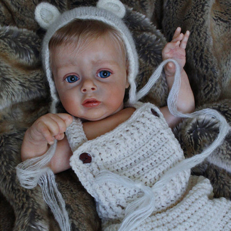 Chloe 21 inch Open Eyes DIY Reborn Doll Kit