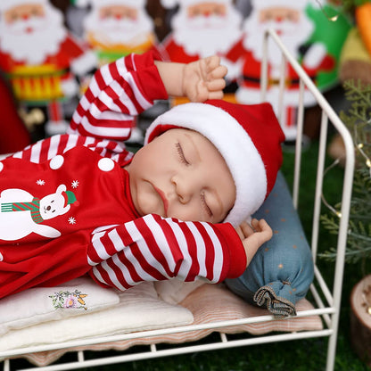 18 Inch Lifelike Moira Reborn Dolls With Christmas Clothes- Levi