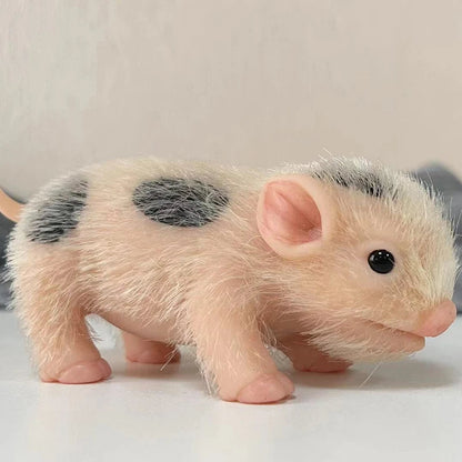 12cm realistic silicone reborn piglets with open eyes