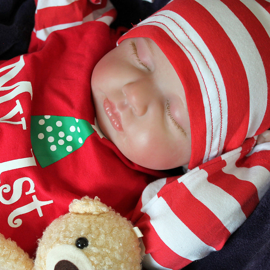 20 inches Closed Eyes Christmas Reborn Baby Girl/Boy-Loulou