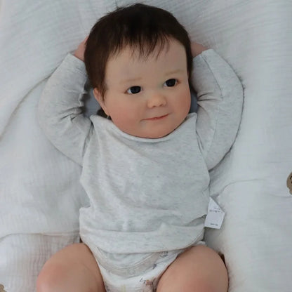 Erica 60cm Open Eyes Short Hair Reborn Doll-June Awake