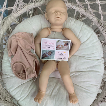 Avelee Closed Eyes 20 inch Reborn Doll Kit