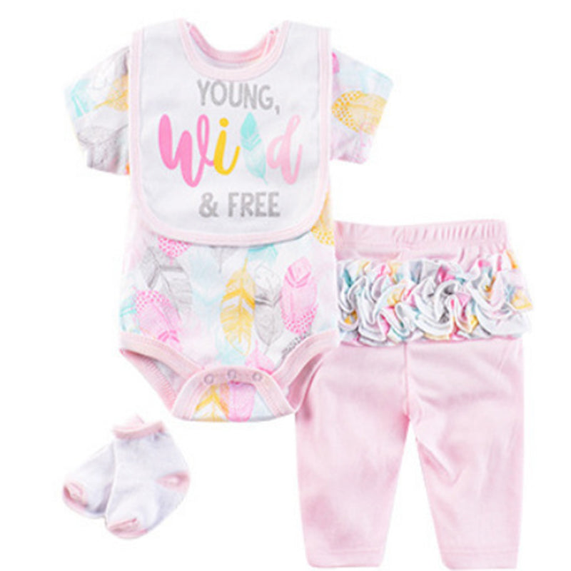 Pink Young Wild Doll Clothes for 20-22 Inch Reborn Dolls (Shipping within 24 hours)