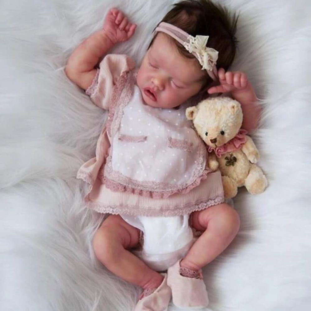 Realistic 17 inch Sleeping Reborn Baby Mamie