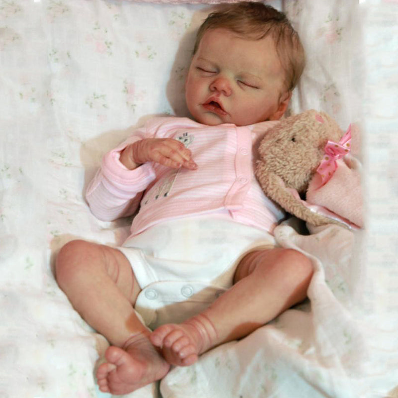 17 inch Real Lesha Reborn Dolls Girls Close eyes