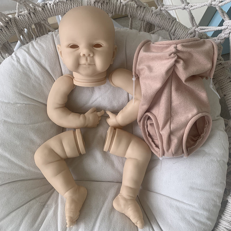 20 inch Sweet Juliette DIY White Unpainted Reborn Doll Kit