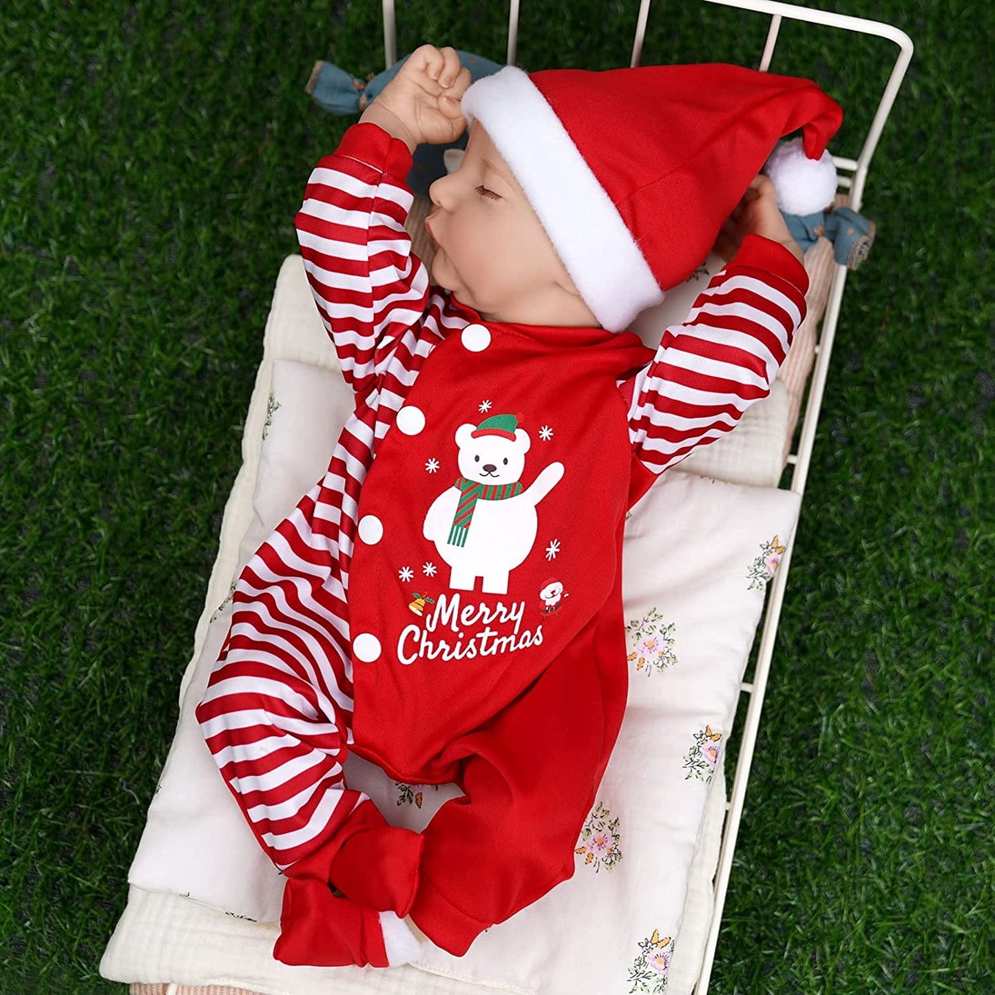 18 Inch Lifelike Moira Reborn Dolls With Christmas Clothes- Levi