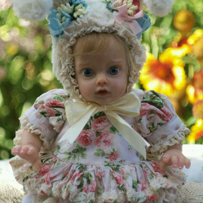 12 Inch Sweet Sabrina Short Blonde Hair Open Eyes Reborn Doll Girls