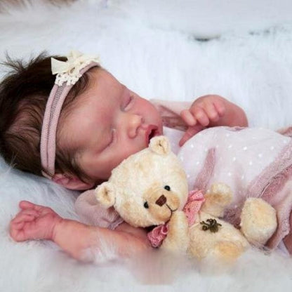 Realistic 17 inch Sleeping Reborn Baby Mamie