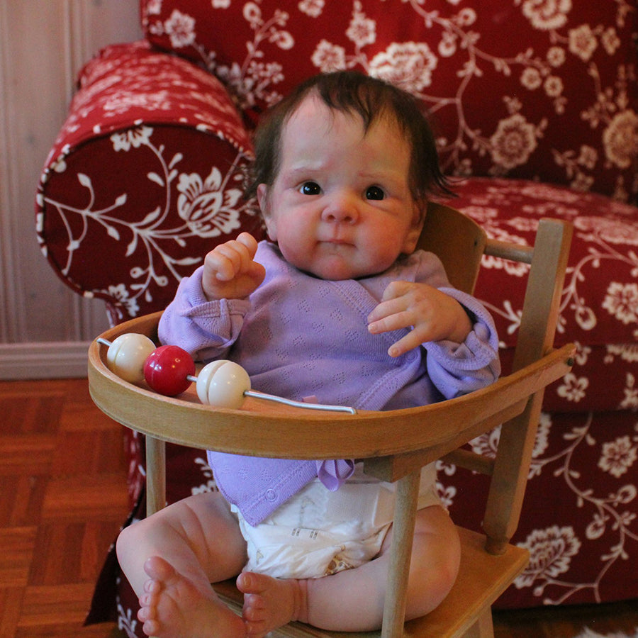 18 Inch Girls Reborn Doll with Short Hair-Bettie