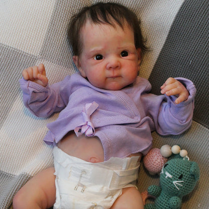 18 Inch Girls Reborn Doll with Short Hair-Bettie