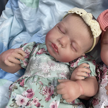 20'' Lifelike Lynn And Alan Reborn Dolls Twin Girls-Loulou