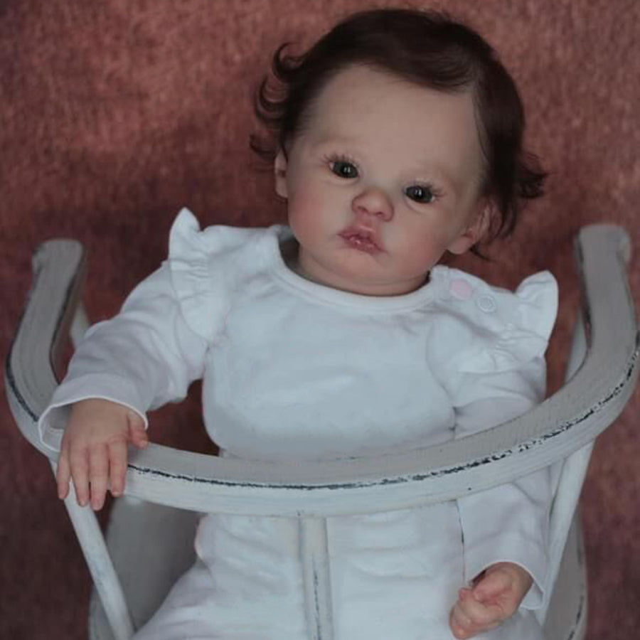 19 inch Moore Lifelike Open Eyes Reborn Doll Girls-Meadow