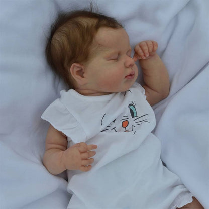 20 inch Reborn Doll for Boys/Girls with Closed Eyes-Loulou