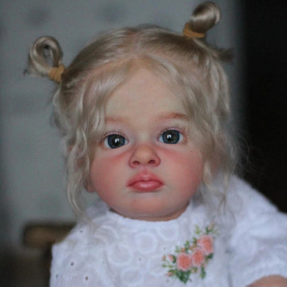 24inch/60cm Sally Curly Hair Open Eyes Reborn Girl Dolls