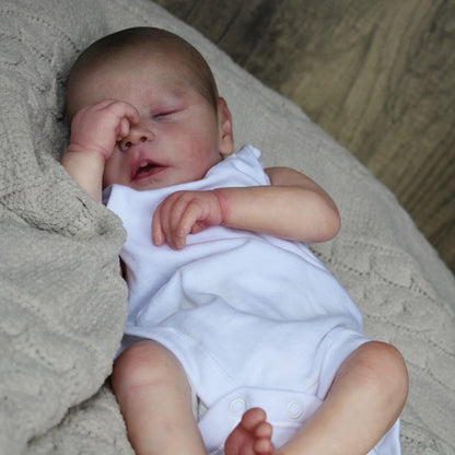 Kerwin 18 inch Reborn Doll Sleeping with Closed Eyes -Darren