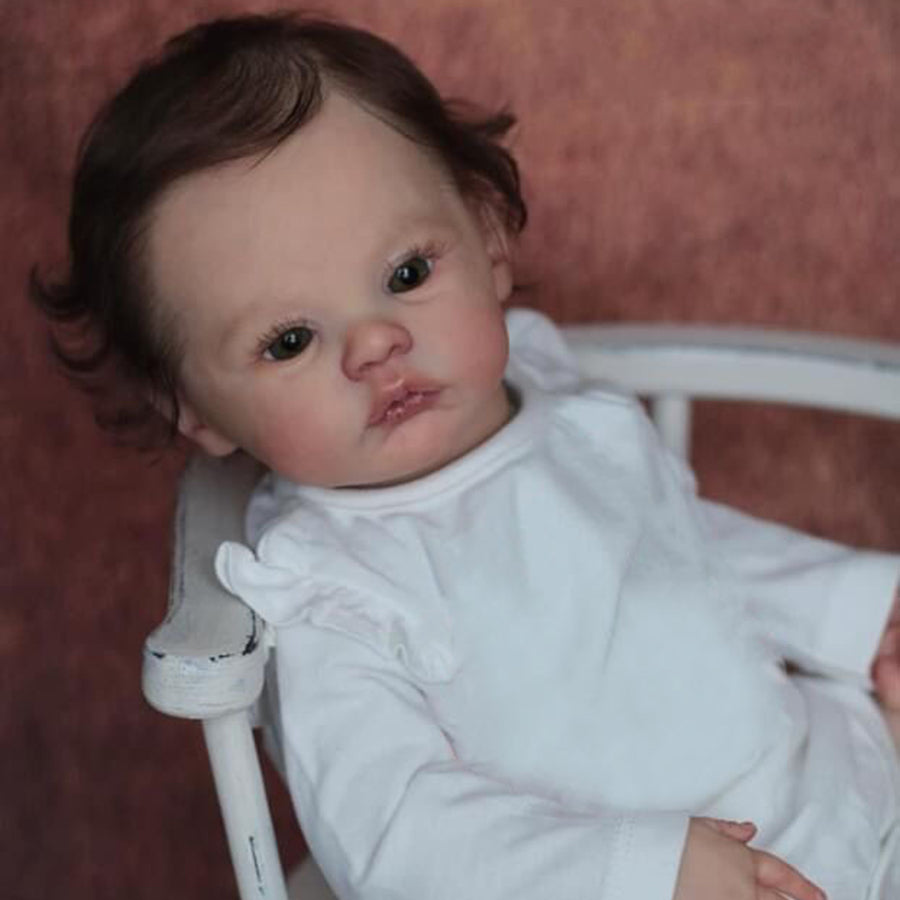 19 inch Moore Lifelike Open Eyes Reborn Doll Girls-Meadow