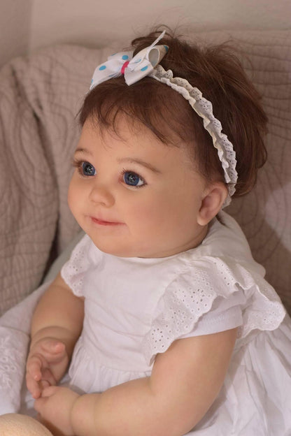 Sylvia 60cm Open Eyes Short Hair Reborn Doll-June Awake