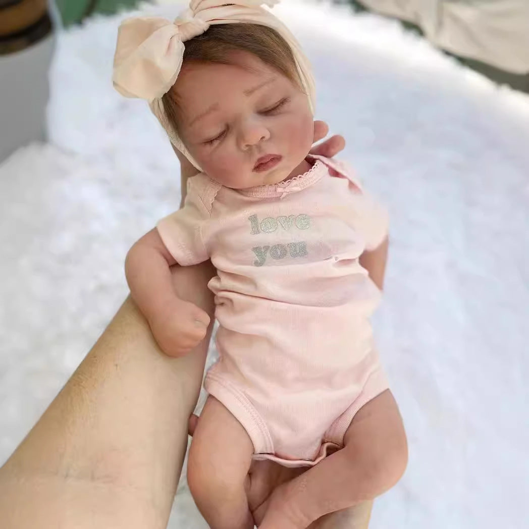 19 inch Closed Eyes Sleeping Reborn Doll Girl