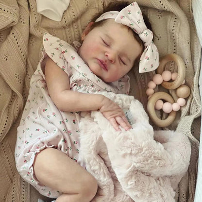 20 Inches Grace Closed Eyes Reborn Doll with Headband-Laura