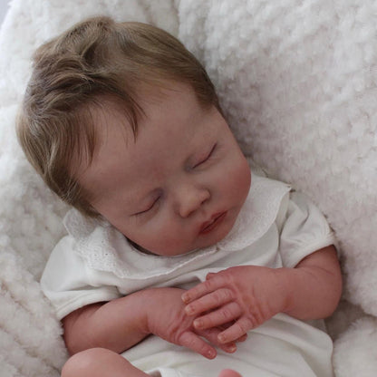 18 Inch Sweet Reborn Dolls Sleeping with Short Hair-Deliah