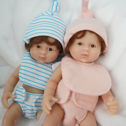 6 Inch And 15 Cm Reborn Dolls Open Eyes Twins