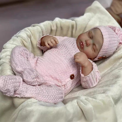 20 pollici Occhi Chiusi Vestiti Rosa Reborn Baby-Loulou