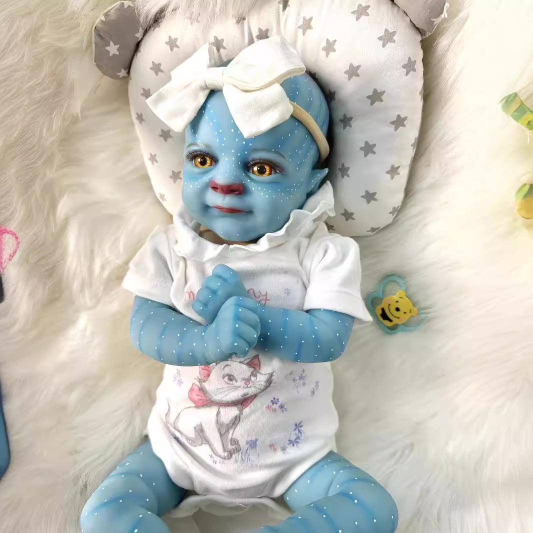 19 inch Reborn Dolls with Open Eyes Avatar with Headband - Felicia