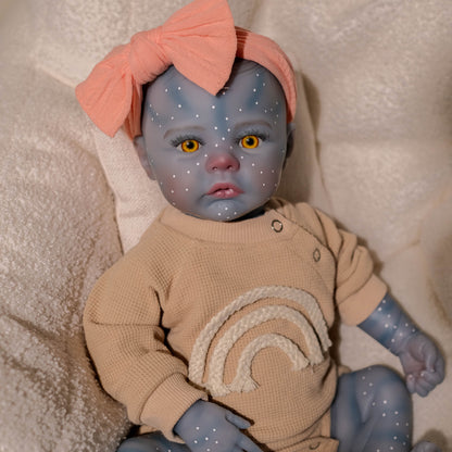 19 inch Open Eyes Reborn Avatar Baby Girl-Meadow