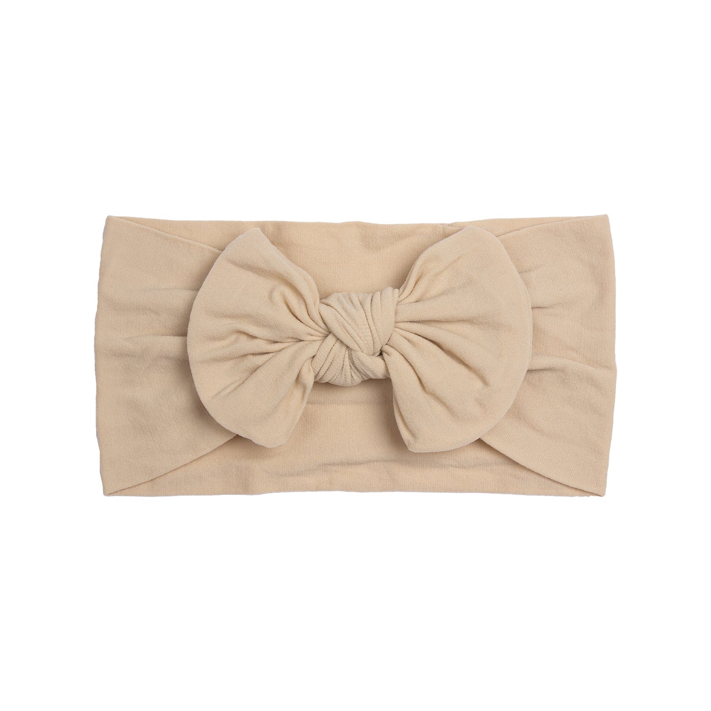 Soft nylon hair band with bow