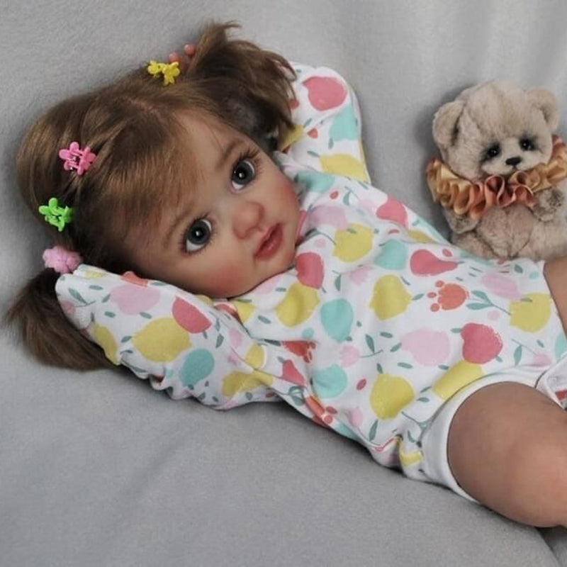 18 inch Susie Reborn Dolls with Open Eyes-Layla