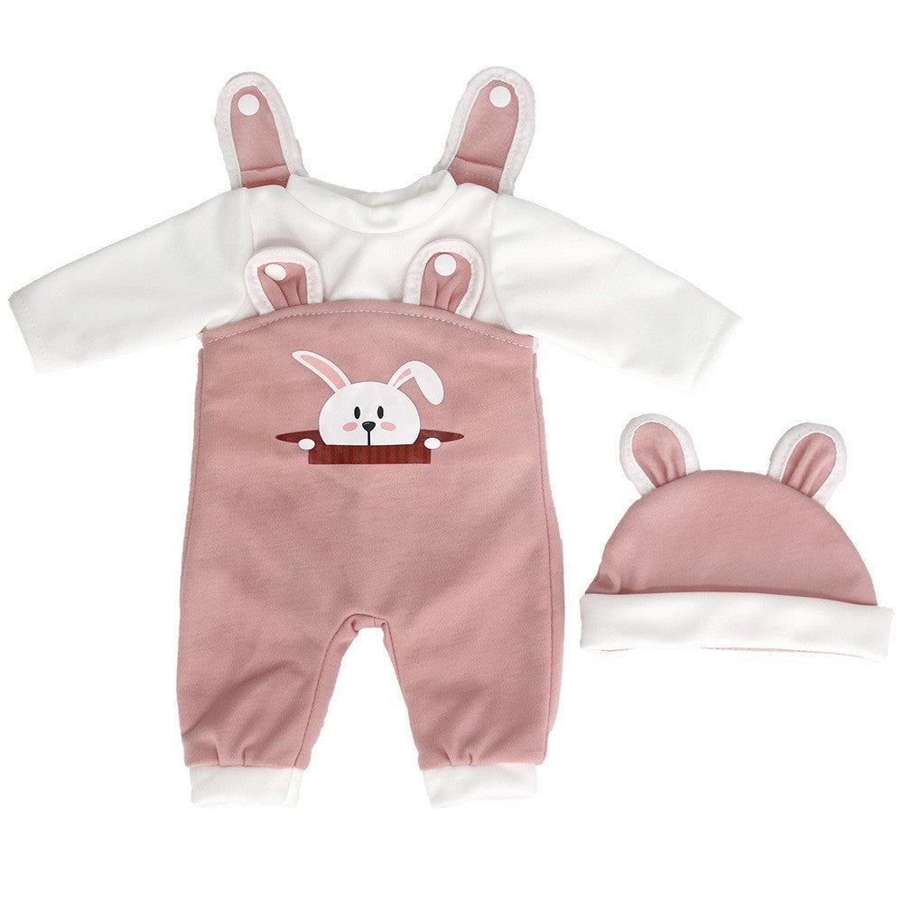 Cute Bear Clothes with Hat for 16-18 inch Reborn Baby Dolls