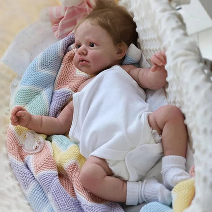 Bambole Reborn da 20 pollici Ragazzi/Ragazze con i capelli corti- Sveglio Loulou