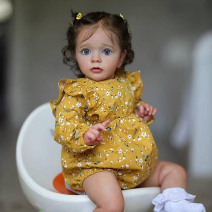 24inch/60cm Realistic Lena Reborn Dolls with Open Eyes-Missy