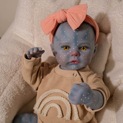 19 inch Open Eyes Reborn Avatar Baby Girl-Meadow