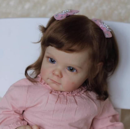 Francis 24 inch Reborn Doll with Open Eyes -Maggie