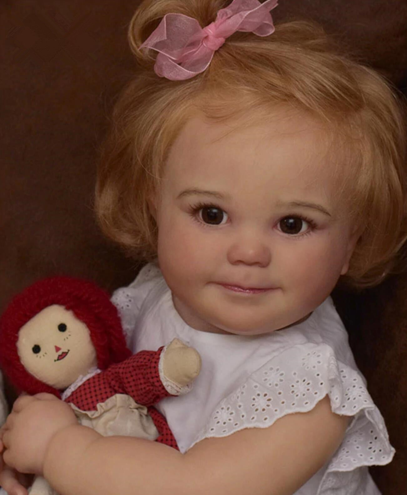 May 60cm Open Eyes Blonde Hair Reborn Doll-June Awake