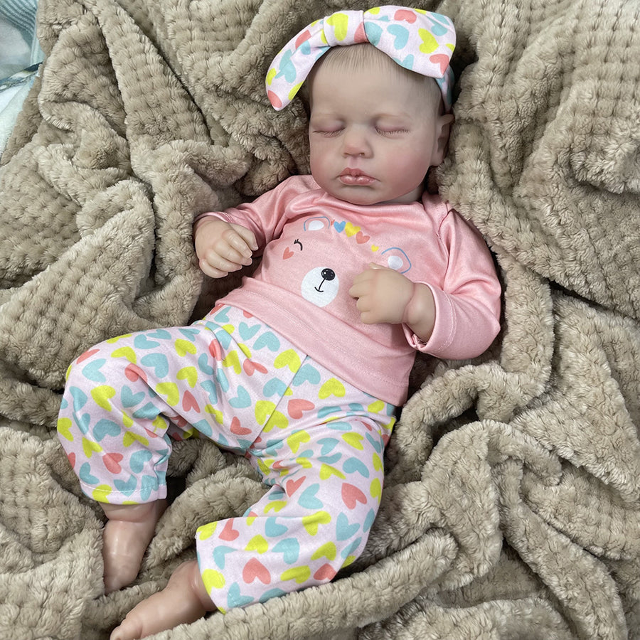 20'' Lifelike Taylor and Zoe Reborn Dolls Twin Girls-Loulou