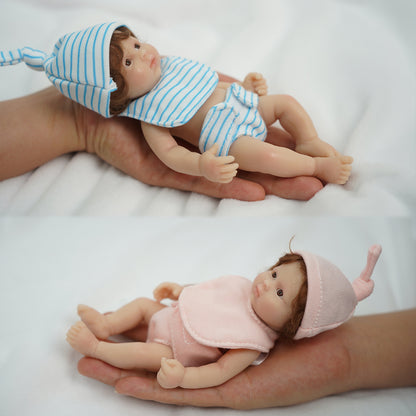 6 Inch And 15 Cm Reborn Dolls Open Eyes Twins